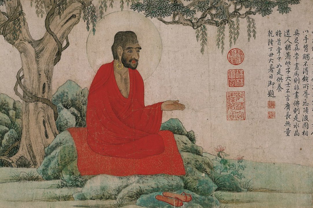 Чжао Мэнфу, «Монах в красной одежде», 1304 г. Музей провинции Ляонин, Шэньян, КНР